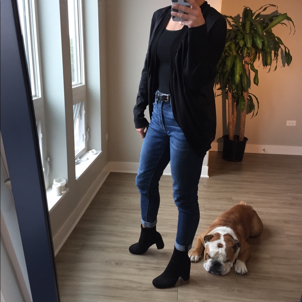 Zara dressy sporty sweater cover up - size M